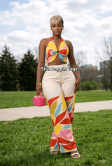 Pop Of Colors Pant Set