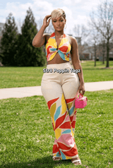 Pop Of Colors Pant Set