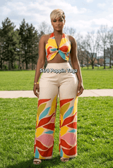 Pop Of Colors Pant Set