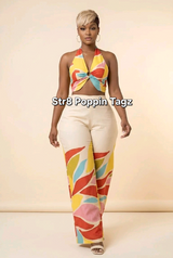 Pop Of Colors Pant Set