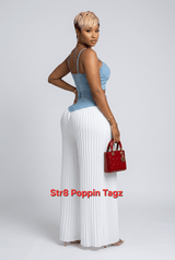 Pleats On Deck Pant Set