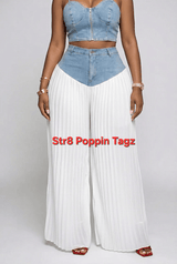 Pleats On Deck Pant Set