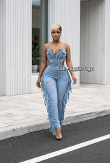 Shake It Up Fringe Jumpsuit