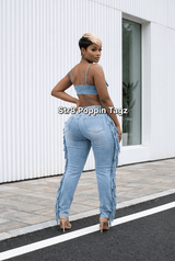 Shake It Up Fringe Jumpsuit