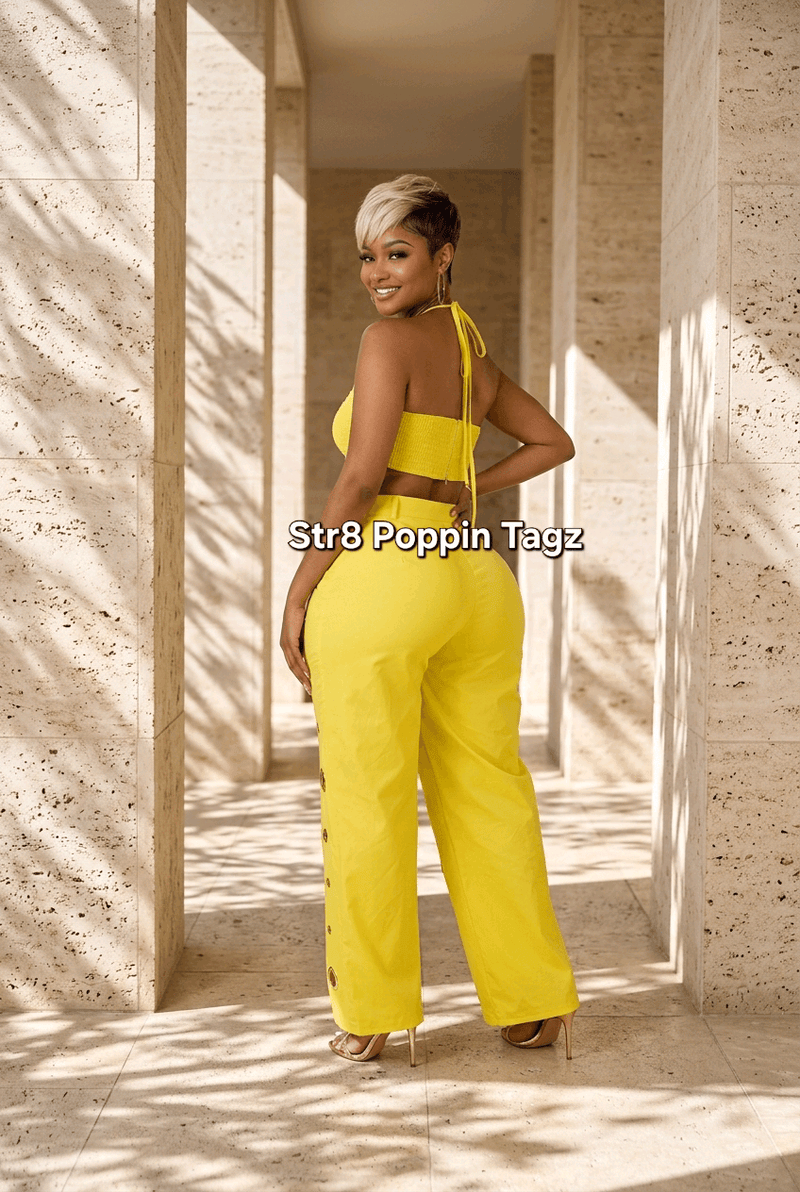 Golden Circles of Fun Pant Set – Str8 Poppin Tagz