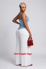 Pleats On Deck Pant Set