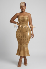 Golden Bombay Dress