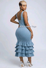 Sexy In Ruffles Dress