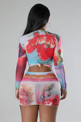 Catching The Look Skirt Set