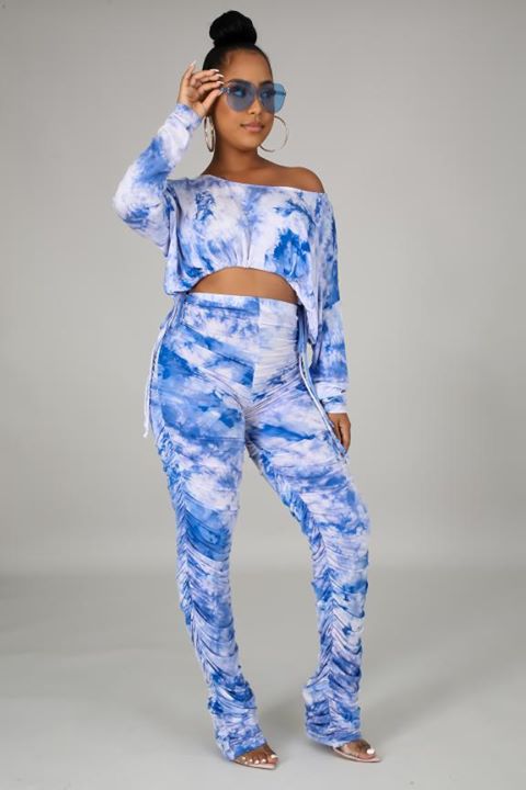 Tie Dye Don't Stop Pant Set