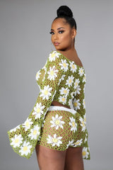 Fresh Like Daisies Short Set