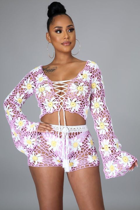 Fresh Like Daisies Short Set
