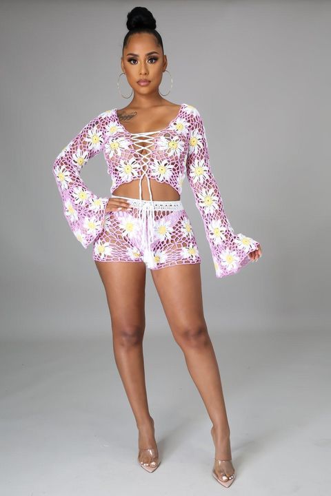 Fresh Like Daisies Short Set