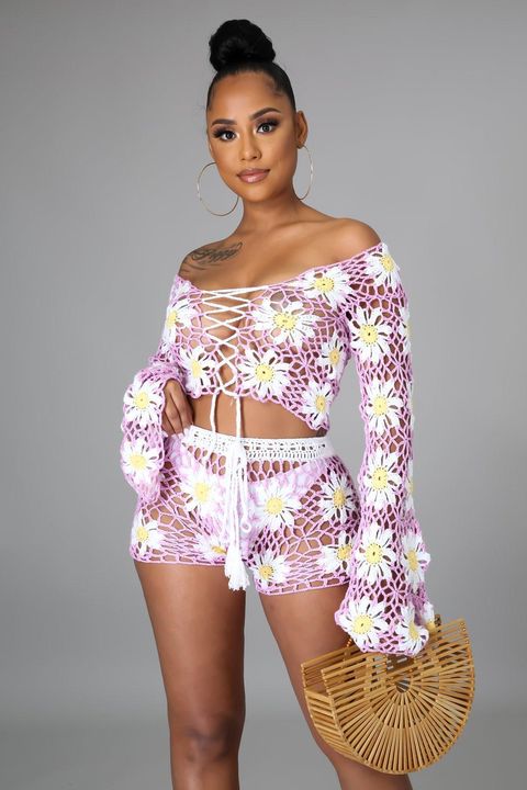 Fresh Like Daisies Short Set
