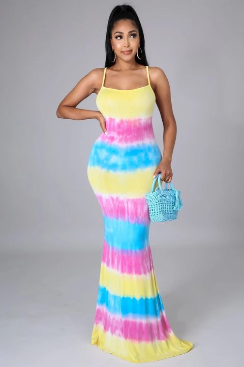 Cotton Candy Swirl Dress
