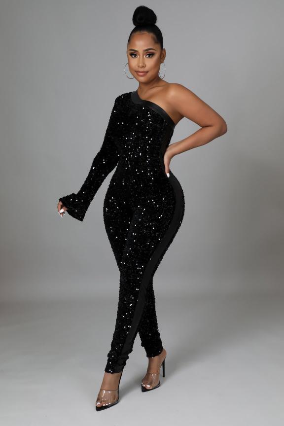 Playin No Games Jumpsuit