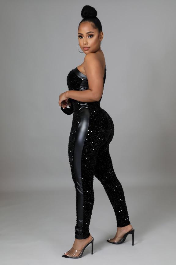 Playin No Games Jumpsuit