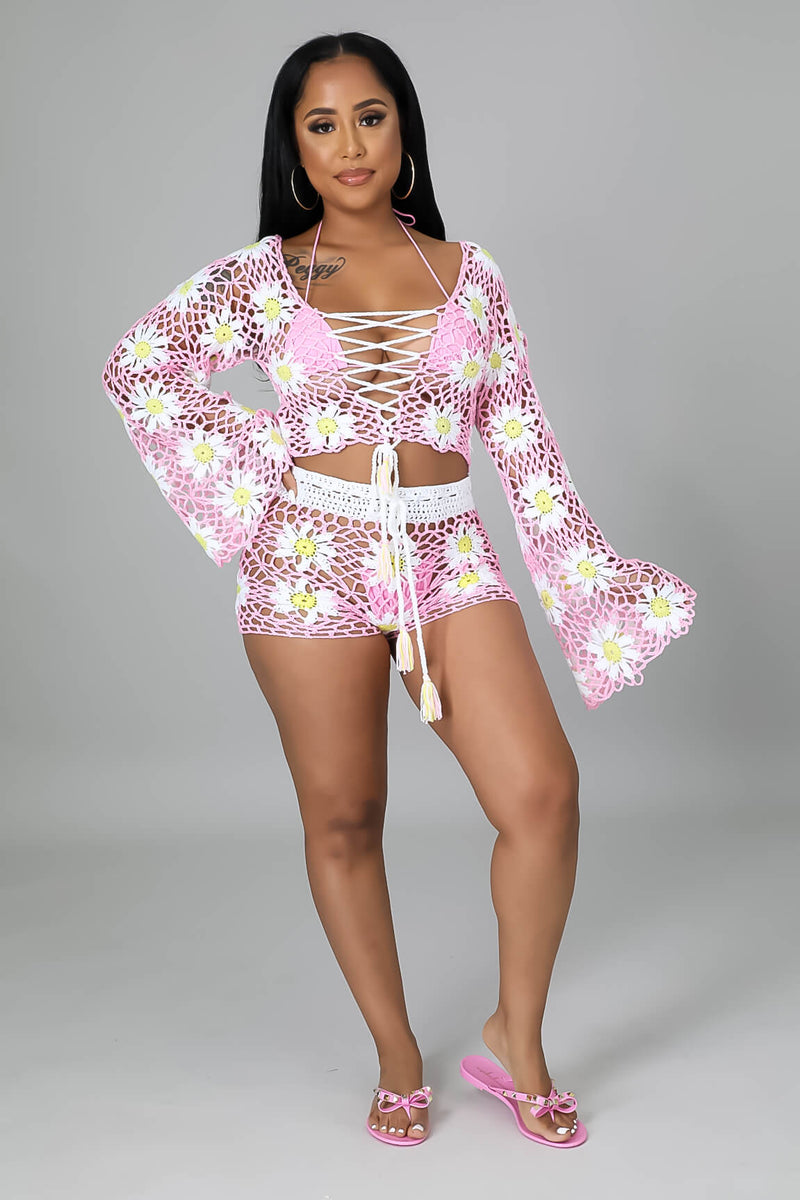 Fresh Like Daisies Short Set