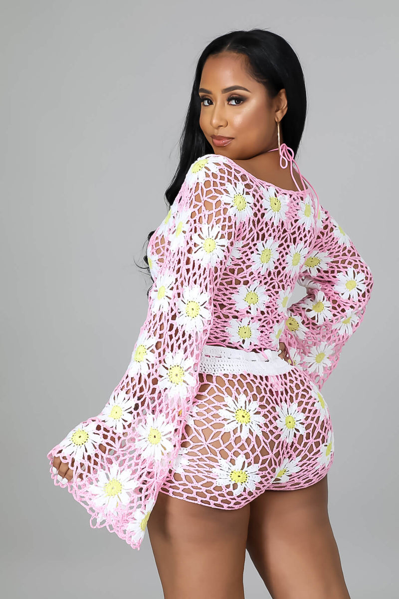 Fresh Like Daisies Short Set