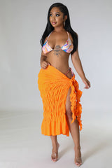 She's A Baddie Ruffle Skirt
