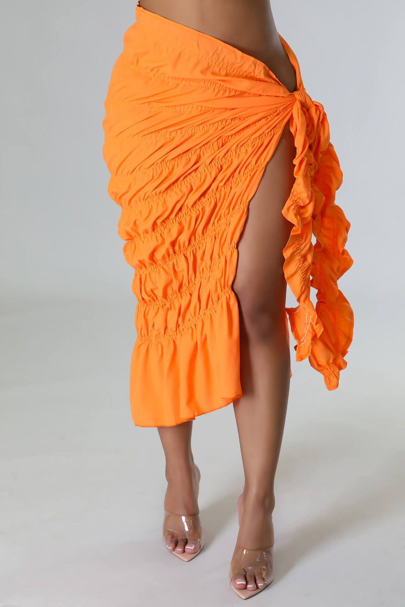 She's A Baddie Ruffle Skirt