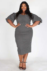 Pretty In Polka Dots Dress