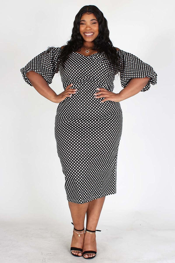 Pretty In Polka Dots Dress