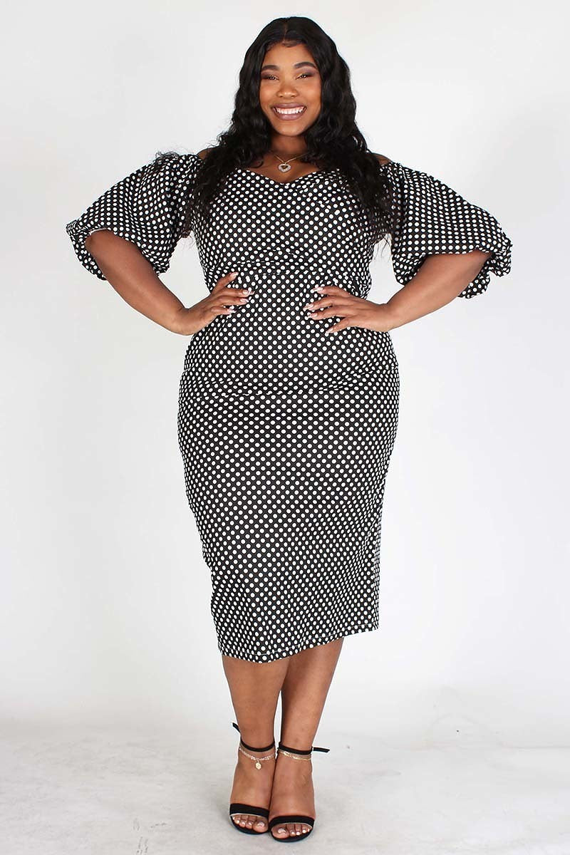 Pretty In Polka Dots Dress