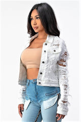 Distressed Denim Jacket