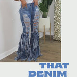 Max Destroyed Dark Denim Jeans