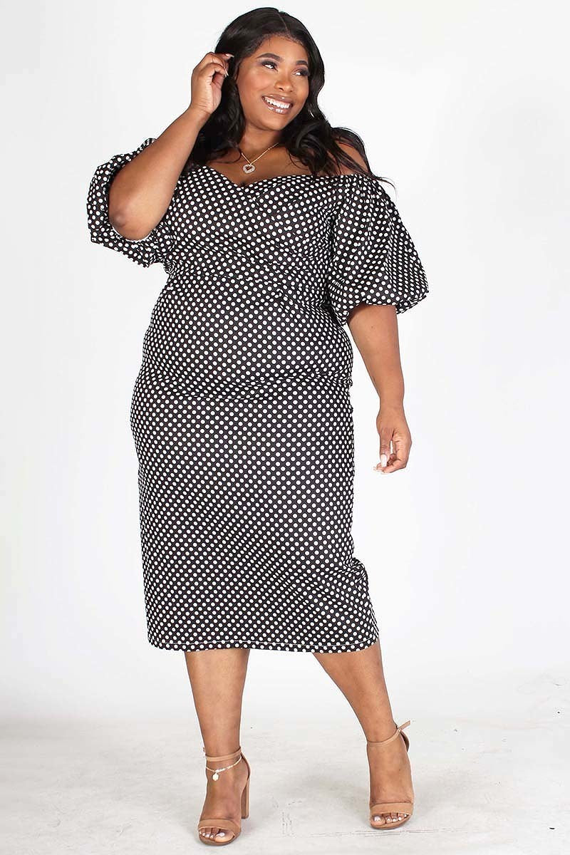 Pretty In Polka Dots Dress