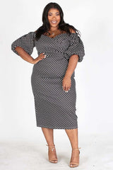 Pretty In Polka Dots Dress