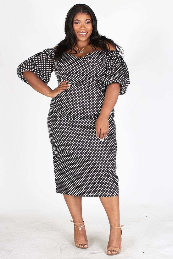 Pretty In Polka Dots Dress
